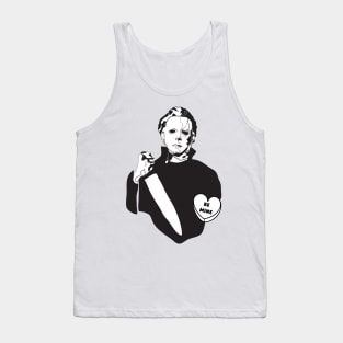 Michael Myers 'Candy Heart' Be Mine Valentine's Tank Top